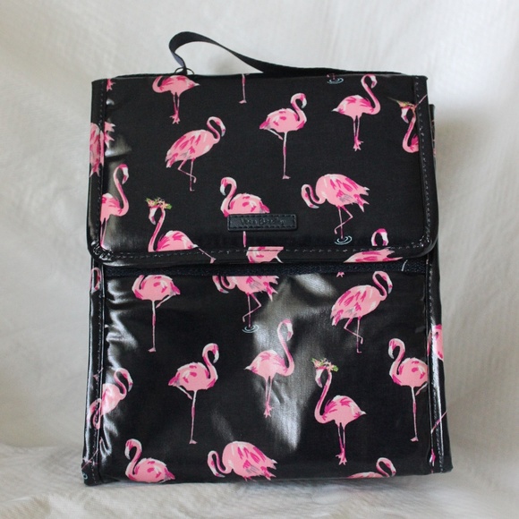vera bradley flamingo lunch bag